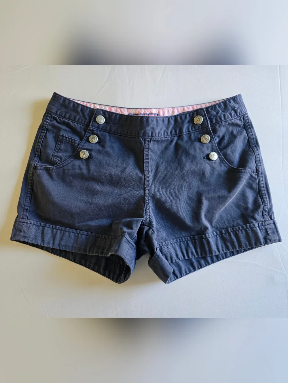 Vineyard Vines Navy Sailor Shorts Size 6